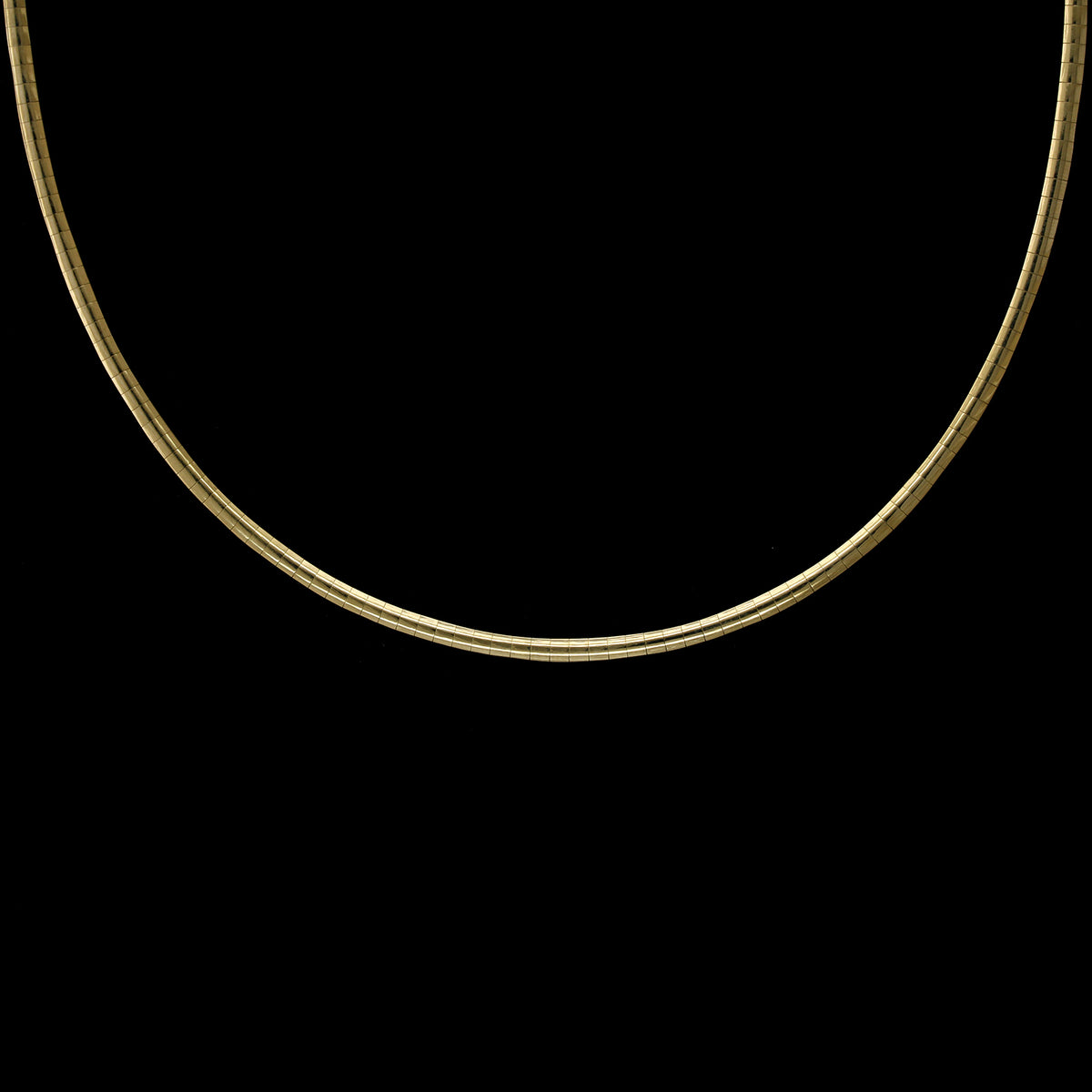 14K Yellow Gold Estate Omega Necklace