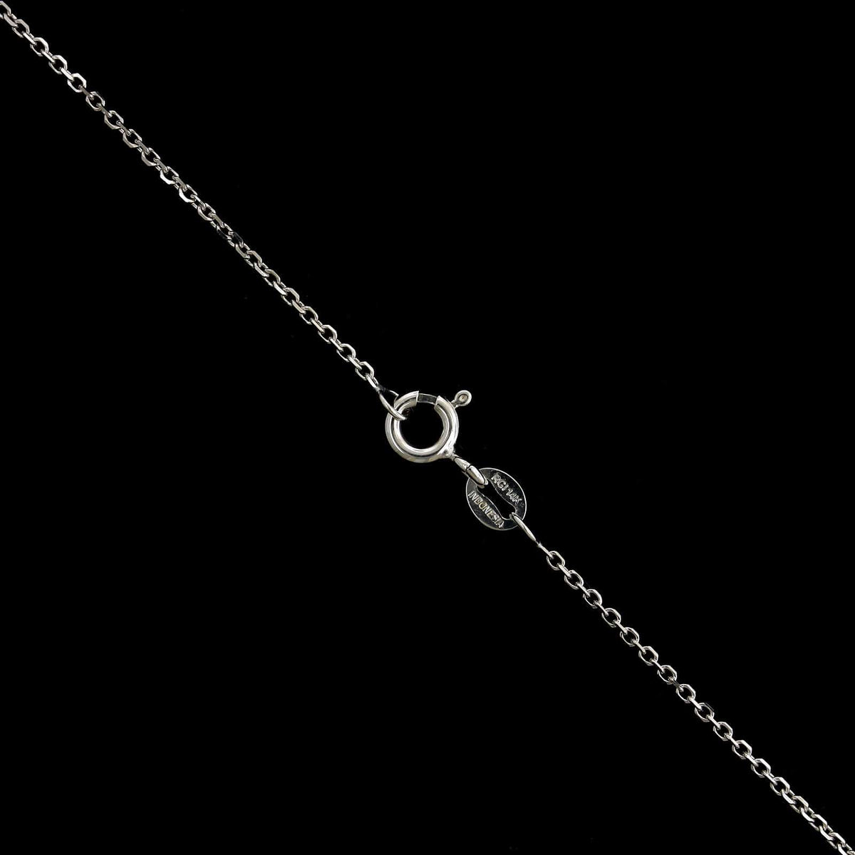 14K White Gold Estate Diamond Turtle Pendant
