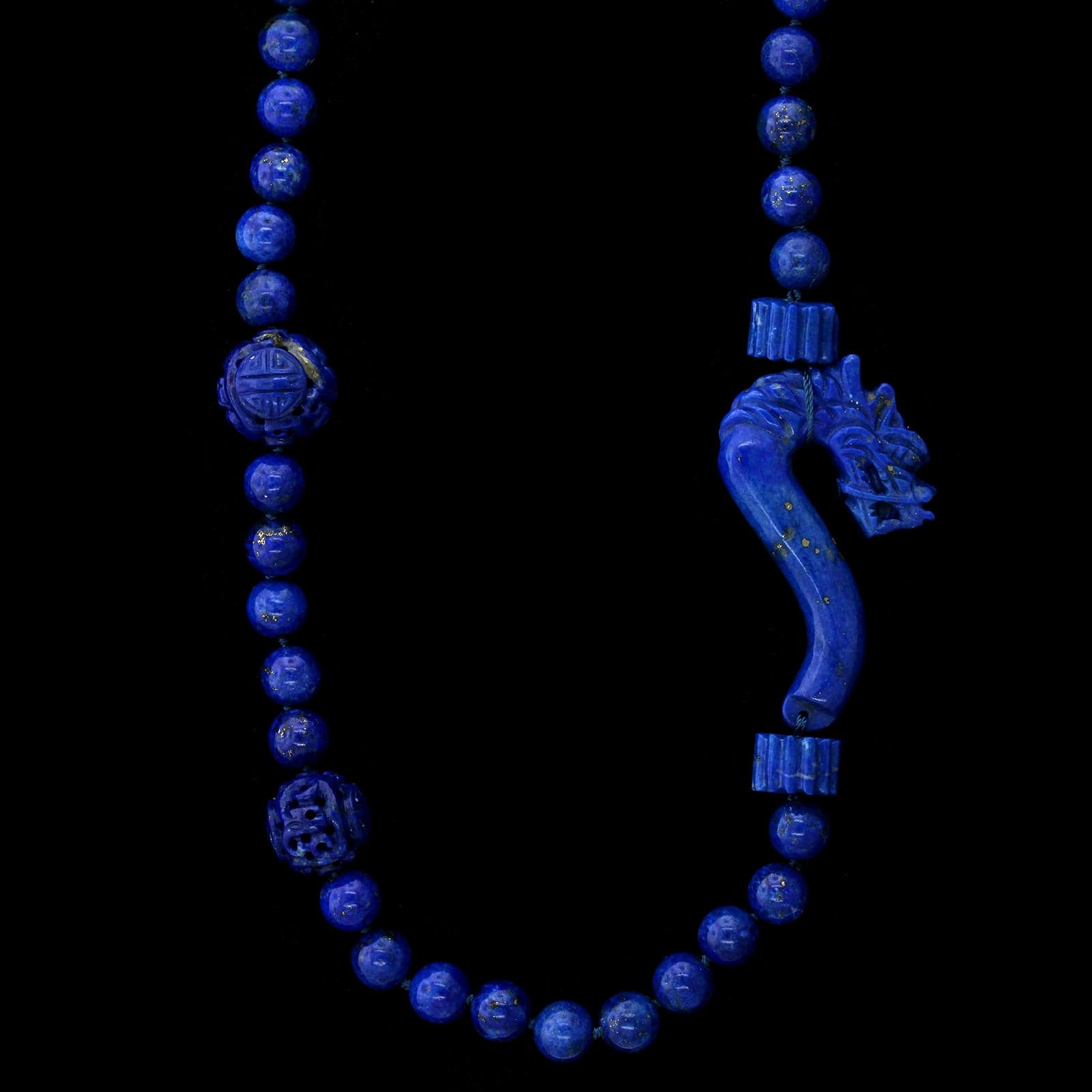 Lapis Lazuli Estate Bead Necklace