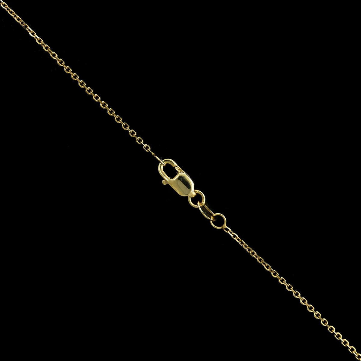 14K Yellow Gold Estate Tanzanite Pendant