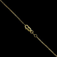 14K Yellow Gold Estate Jade Turtle Pendant