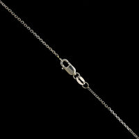 14K White Gold Estate Diamond Pendant