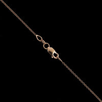 14K Rose Gold Estate Diamond Pendant