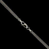 14K White Gold Estate Diamond Heart Pendant