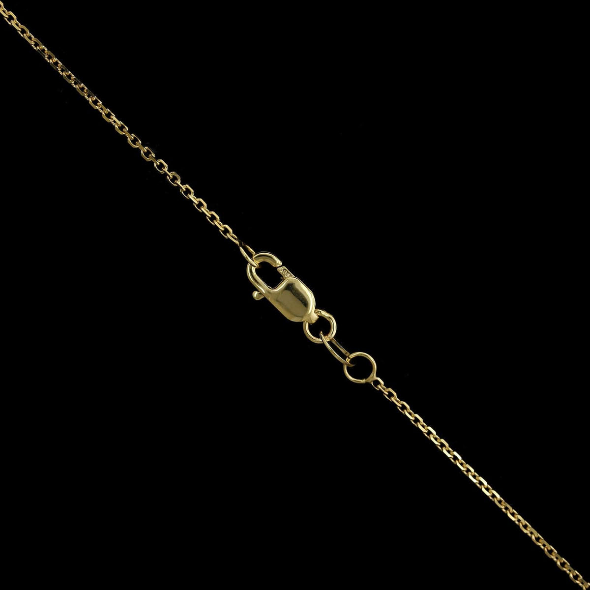 14K Yellow Gold Estate Diamond Heart Pendant