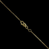 14K Yellow Gold Estate Diamond Heart Pendant