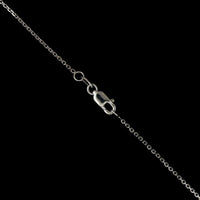 18K White Gold Estate Diamond Heart Pendant