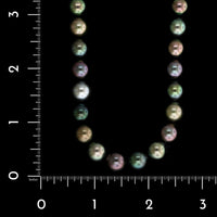 Mikimoto Estate Cultured Black South Sea Pearl Multi-colored Necklace