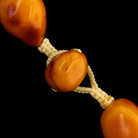 Baltic Estate Amber Bead Necklace on Cord