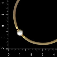 Paspaley 18K Yellow Gold Estate Cultured South Sea Pearl Necklace