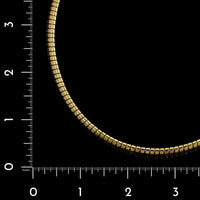 Bulgari 18K Yellow Gold Estate Tubogas Necklace