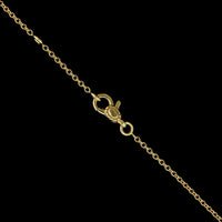 Dior 18K Yellow Gold Estate Emerald 'Mimirose' Necklace