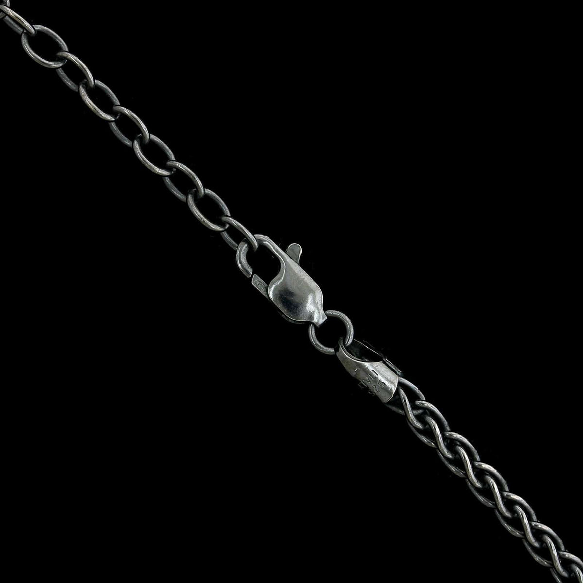 Lika Behar Sterling Silver 24K Yellow Gold Estate Aquamarine Pendant Necklace