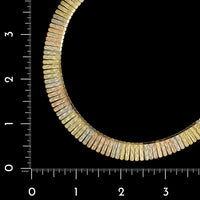 18K Tricolor Gold Estate Fringe Necklace