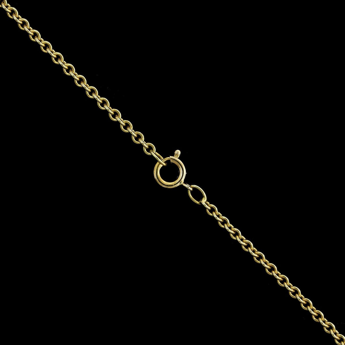 14K Yellow Gold Estate Longchain Necklace