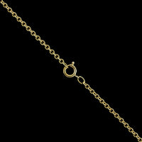 14K Yellow Gold Estate Longchain Necklace