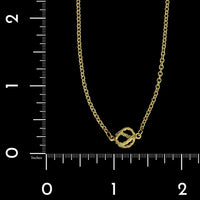 14K Yellow Gold Estate Longchain Necklace