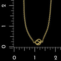 14K Yellow Gold Estate Longchain Necklace