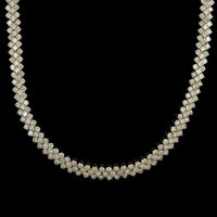 18K Yellow Gold Estate Diamond Necklace
