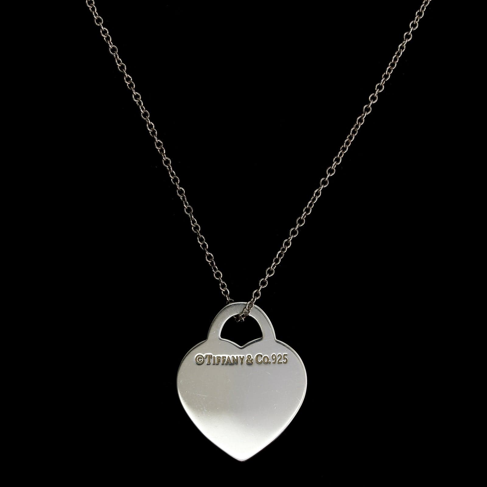 Tiffany & Co. Sterling Silver Return to Tiffany Heart Tag Pendant