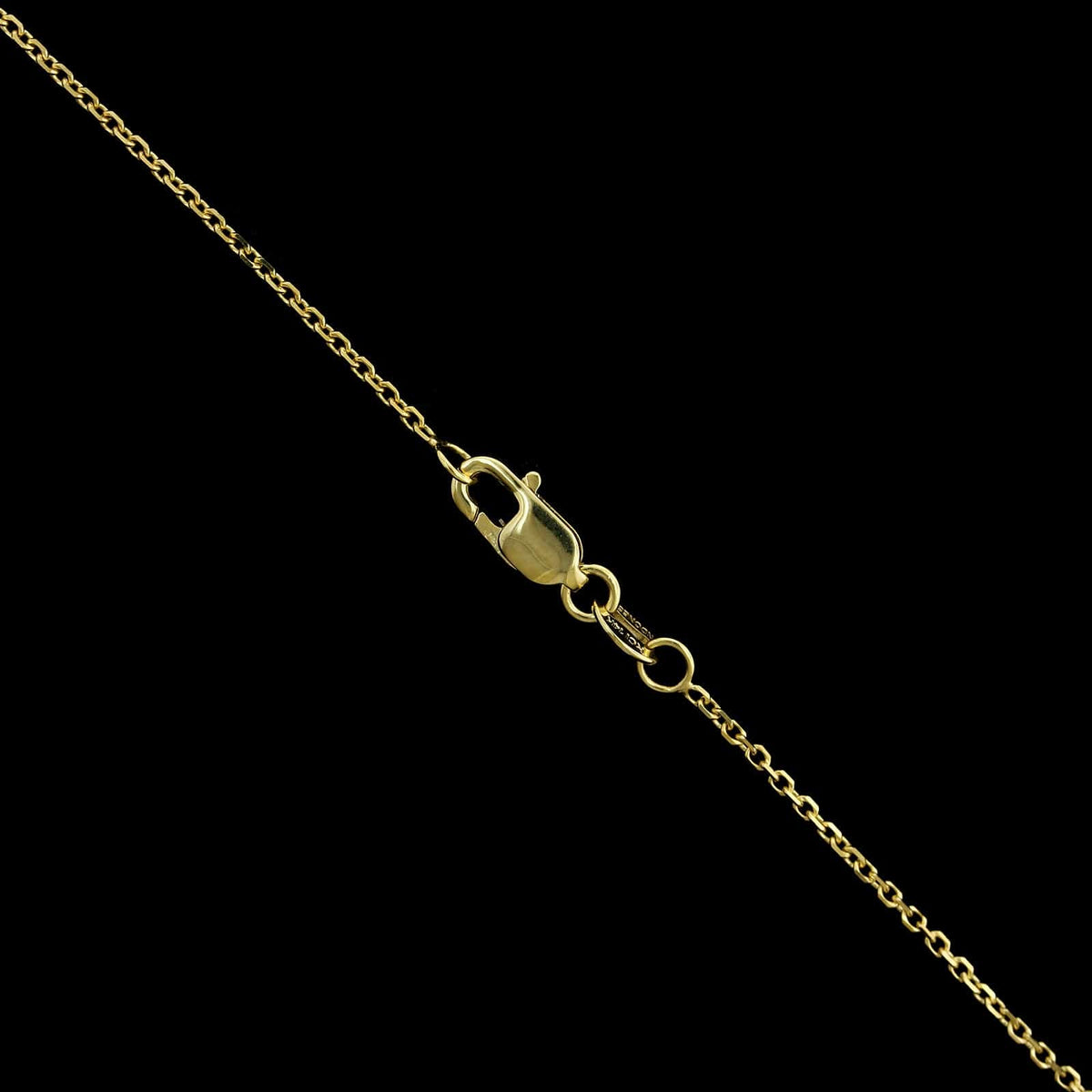 14K Yellow Gold Estate Diamond Pendant