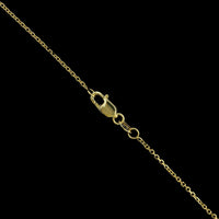 14K Yellow Gold Estate Diamond Pendant