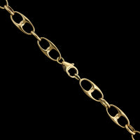 Vintage 18K Yellow Gold Estate Anchor Chain