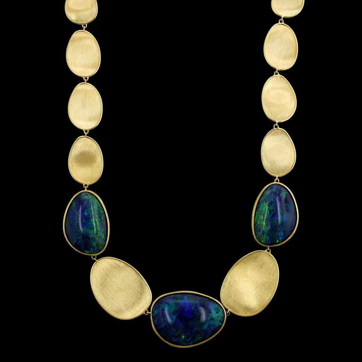 Marco Bicego 18K Yellow Gold Estate Opal Lunaria Necklace