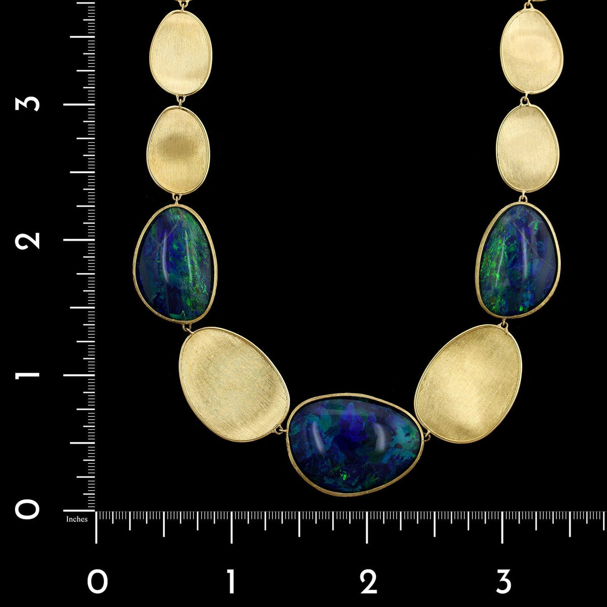Marco Bicego 18K Yellow Gold Estate Opal Lunaria Necklace