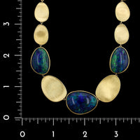 Marco Bicego 18K Yellow Gold Estate Opal Lunaria Necklace