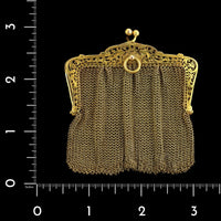 Antique Tiffany & Co. 14K Yellow Gold Estate Mesh Purse