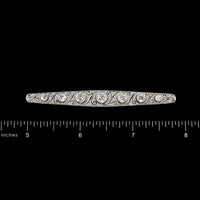 Edwardian Estate Diamond Bar Pin