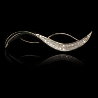 14K Yellow Gold Estate Diamond Pin/Pendant