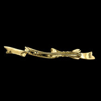 Angela Cummings 18K Yellow Gold Estate Bow Pin, 18k yellow gold, Long's Jewelers