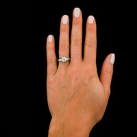 Vintage Platinum Diamond Engagement Ring