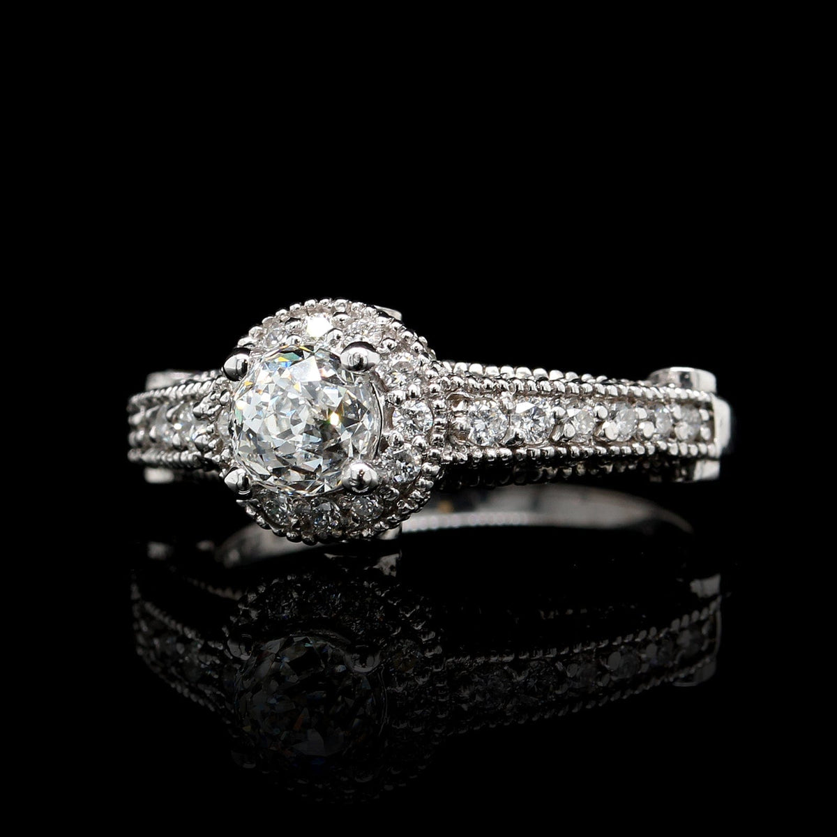 2 1/2 ctw Round Lab Grown Diamond Royal Crown Engagement Ring -  Grownbrilliance