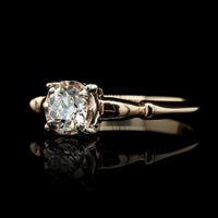 14K Yellow Gold Estate Diamond Ring