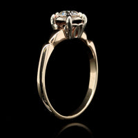 14K Yellow Gold Estate Diamond Ring