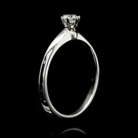 Tiffany & Co. Platinum Estate Diamond Ring