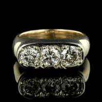 14K Two-tone Gold Diamond Ring