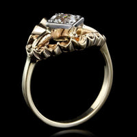 Vintage 14K Yellow Gold Estate Diamond Ring