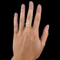 Vintage 14K Yellow Gold Estate Diamond Ring