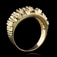 18K Yellow Gold Dome Ring