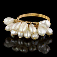 18K Yellow Gold Cultured Freshwater Pearl Ring