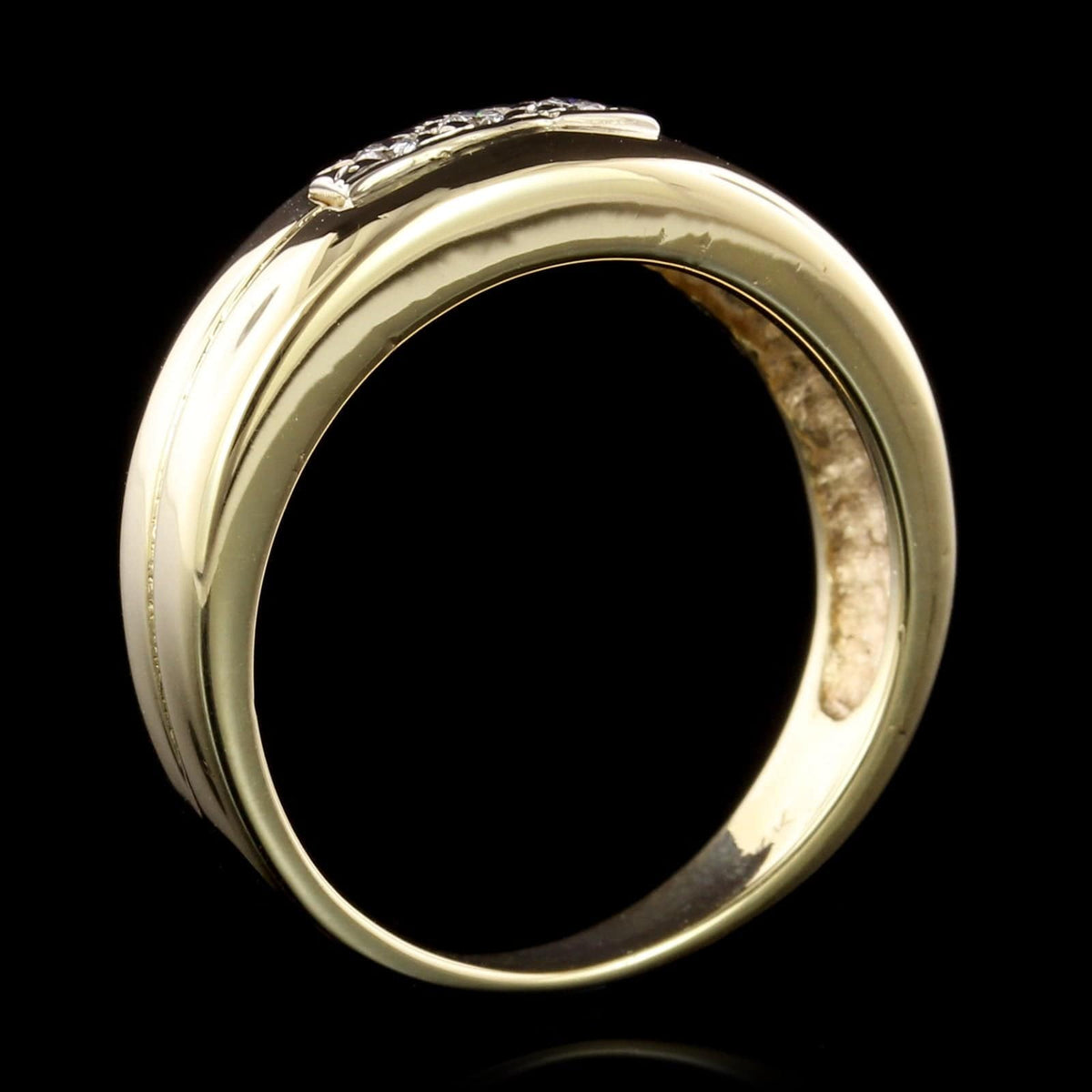 14K Yellow Gold Estate Diamond Ring