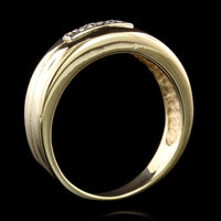 14K Yellow Gold Estate Diamond Ring