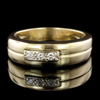 14K Yellow Gold Estate Diamond Ring