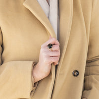 14K Yellow Gold Estate Smoky Quartz Ring