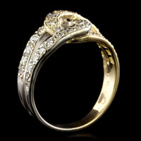 18K Two-tone Gold Estate Ring