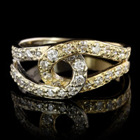 18K Two-tone Gold Estate Ring